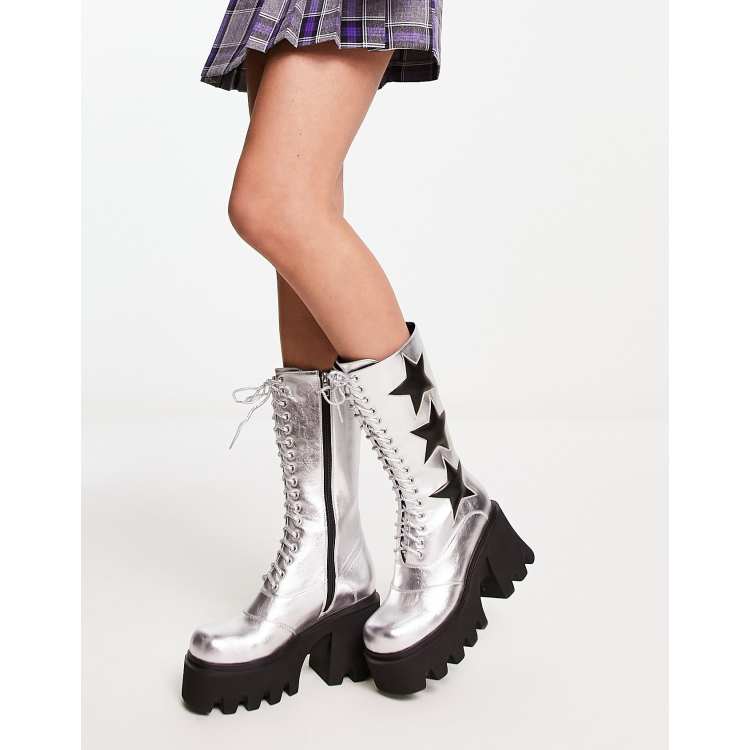 White festival outlet boots