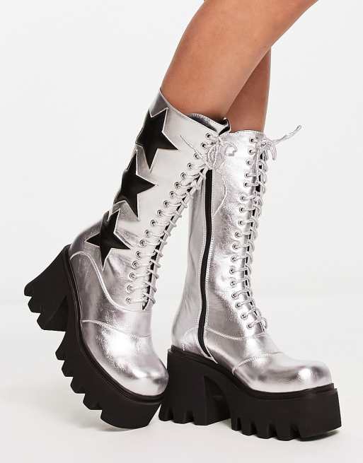 Festival shop platform boots