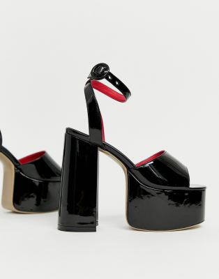 dahlia acting shy platform sandals