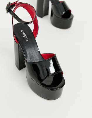 dahlia acting shy platform sandals