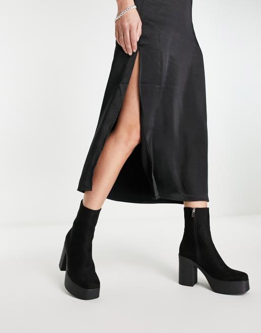 Lamoda - Bottines à talon - Micro noir