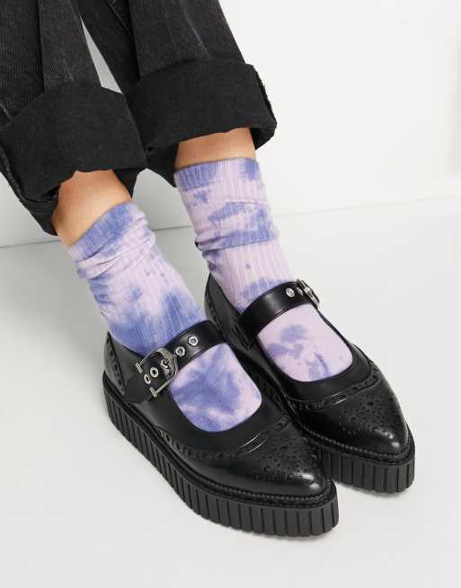 Lamoda - Chaussures plates à boucle - Noir