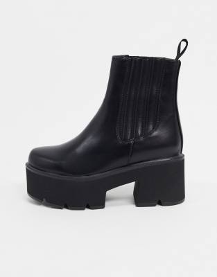 asos women's black chelsea boots