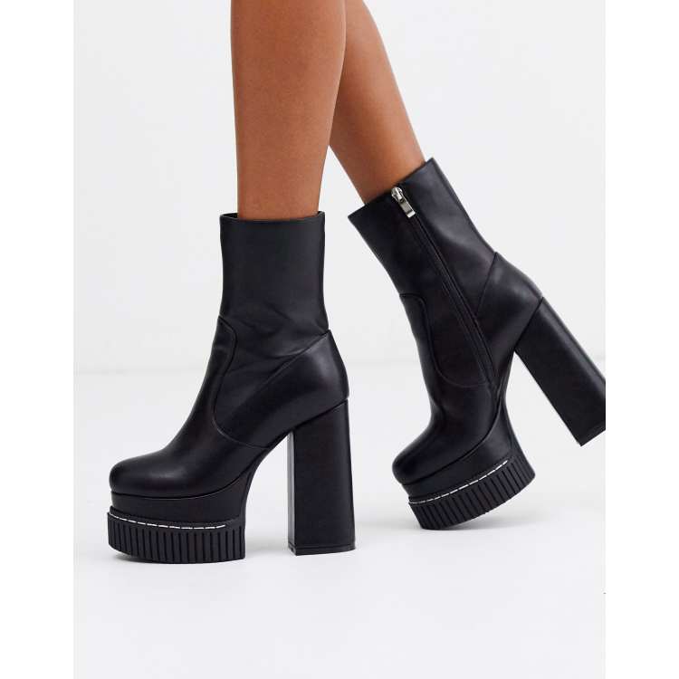 Mine Forever Chunky Platform Creeper Ankle Boots – LAMODA US