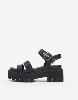 lamoda chunky sandals