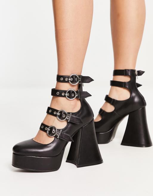 lamoda flared heel