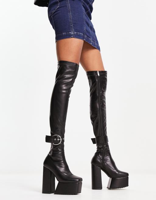 Th buckle high on sale boot