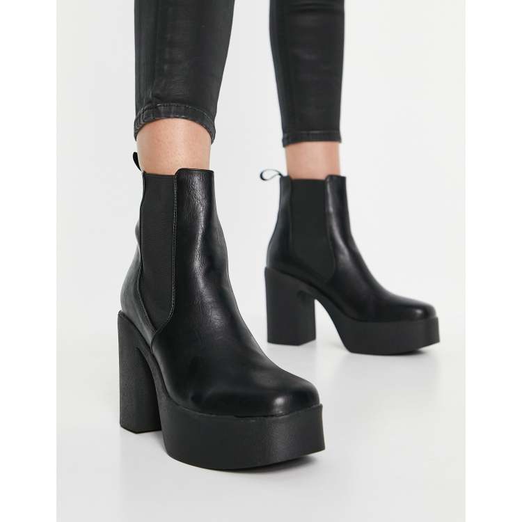 All I Need Chunky Platform Ankle Boots – LAMODA