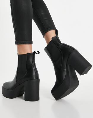 chunky platform boots