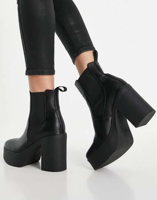 Chunky platform hot sale ankle boots