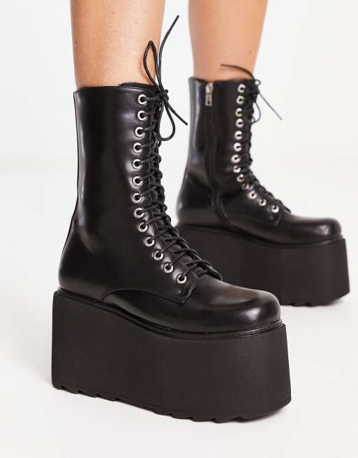 Asos electrifying clearance platform ankle boots