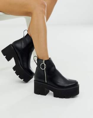 lamoda chunky boots