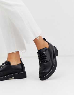 Lamoda - Zwarte oxford schoenen