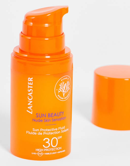 Lancaster - Fluido viso Sun Beauty Invisible SPF 30 da 30ml, 3 di 4