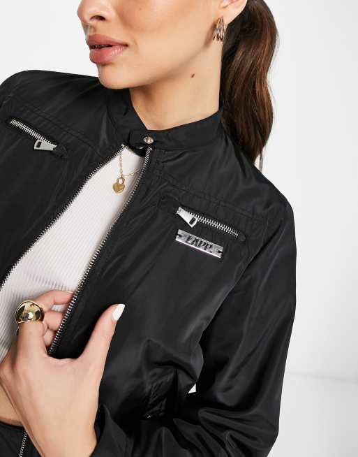 Members only outlet leather jacket womens