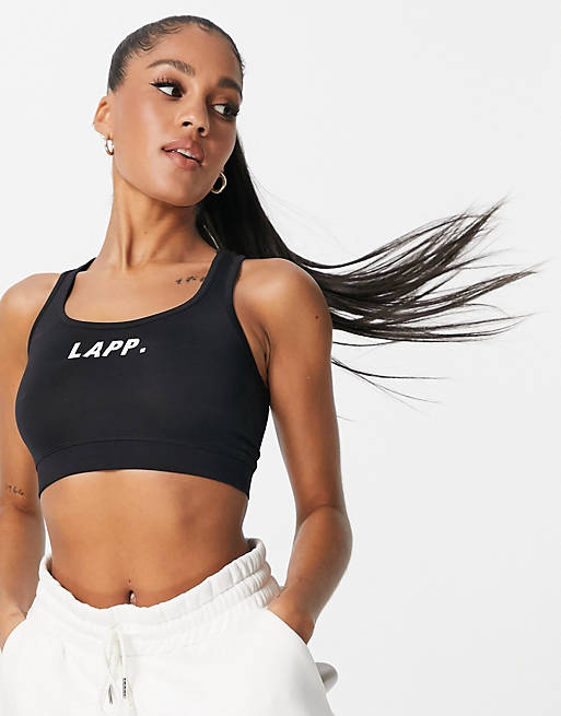 LAPP motif basic soft bra in black