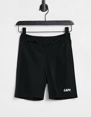 LAPP – Schwarze Legging-Shorts mit Motiv