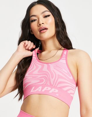 LAPP seamless sports bra co ord in pink