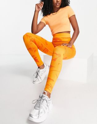 LAPP The Brand faceless seamless legging in orange