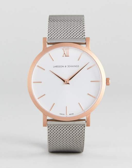 Larsson & Jennings LCN40 Lugano & Norse Solaris Mesh Watch In