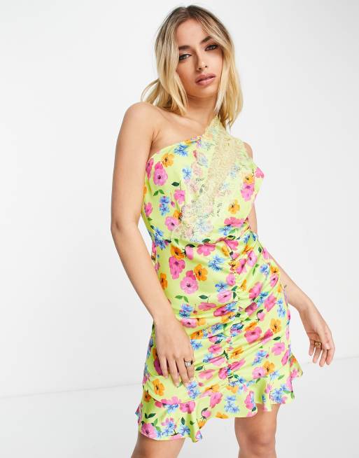 Retro floral best sale mini flippy dress