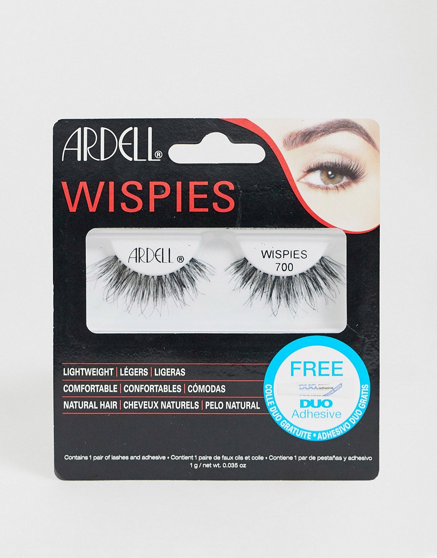Lashes Wispies 700 fra Ardell-Sort