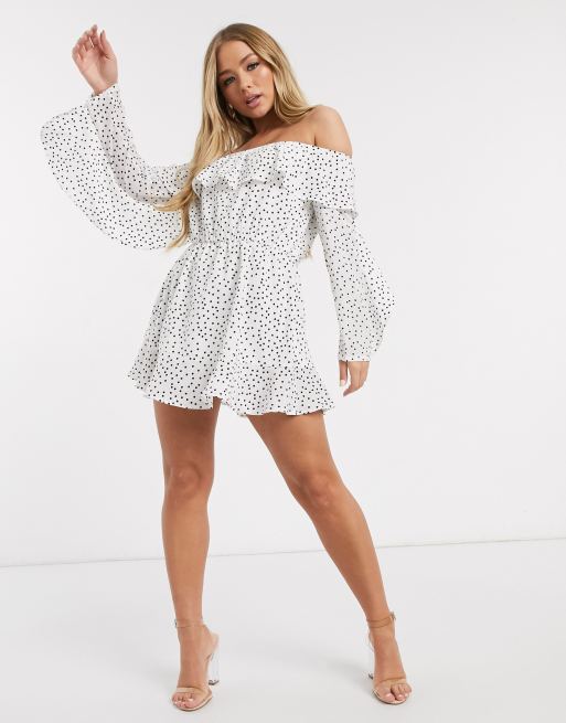 Lasula - Buntes Kleid mit Tupfen | ASOS