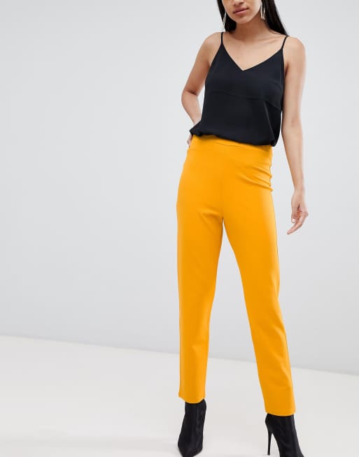 Yellow hot sale cigarette pants