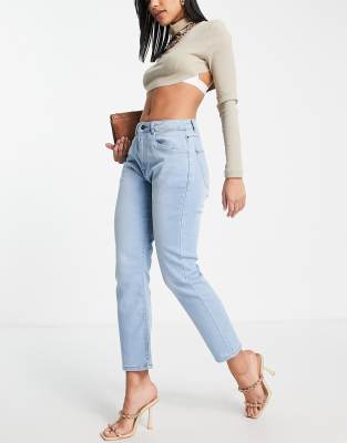 Lasula straight leg jeans in blue