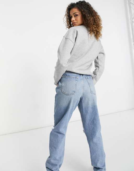 Lasula sweatshirt with city slogan in grey, 2 of 4