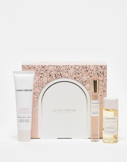 Laura Mercier – Cozy Retreat – Zestaw kosmetyków Ambre Vanille – w zestawie taniej o 14%