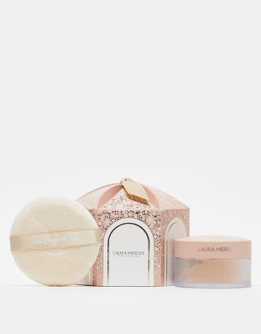 Laura Mercier – Divinely Flawless – Transparentny sypki puder utrwalający z puszkiem Honey – taniej o 31% 