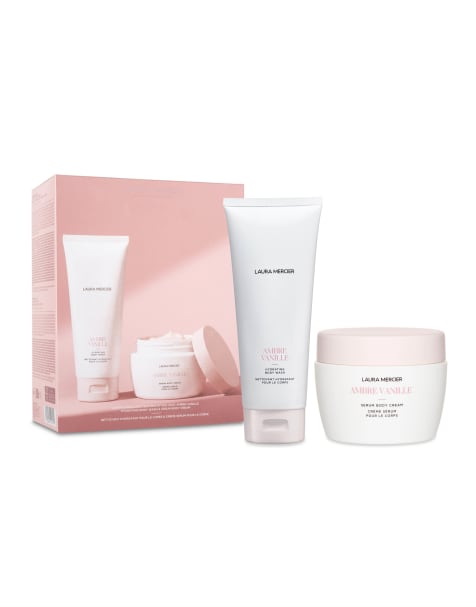 Laura Mercier dúo de baño indulgente: Ambre Vanille - view 1