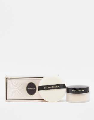 Laura Mercier - Indulgent Icons - Ultra Blur - Loser, durchsichtiger Fixierpuder und Puderquaste, 28% Ersparnis-Keine Fa...