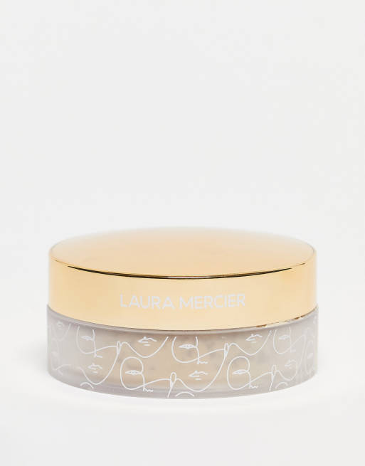 Laura Mercier – Jumbo-Set mit durchscheinendem, lockerem Setting-Puder + Veloursschwamm – Transluscent, 2 von 4