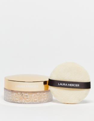 Laura Mercier - Translucent Loose - Set grande con cipria fissante + piumino in morbido velour tonalità Honey