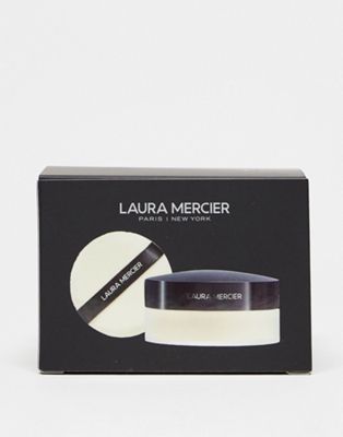 Laura Mercier Translucent Loose Setting Powder Jumbo Set + Velour Puff - Translucent