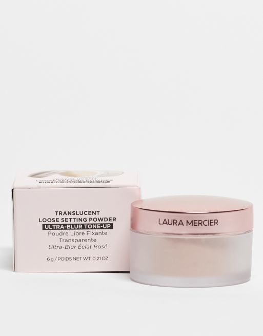 Laura Mercier - Translucent Loose Setting Powder Ultra-Blur Tone-Up - Cipria fissante in polvere libera in formato mini - Rose