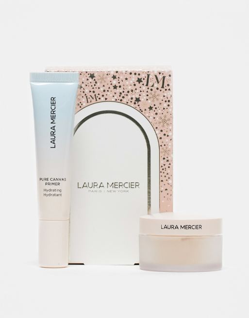 Laura Mercier – Winter Glow – Zestaw: baza pod makijaż i puder utrwalający – płacisz mniej o 28% 
