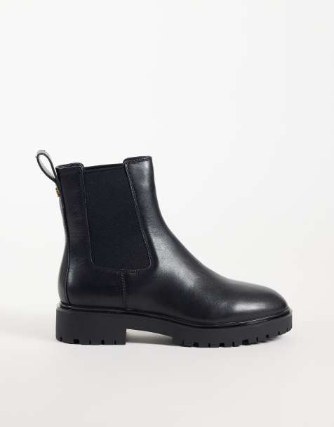Lauren by Ralph Lauren Allyson chelsea boots in black - view 1