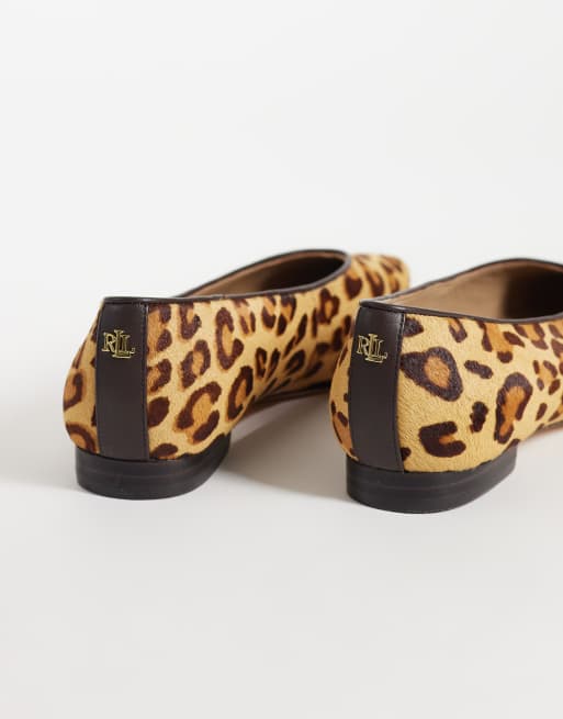 Lauren by Ralph Lauren Audri ballet pump in leopard print, 4 of 4
