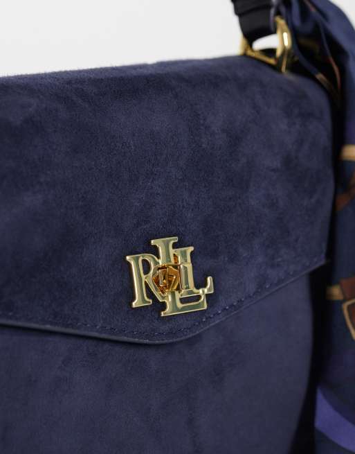 Lauren by Ralph Lauren axelväska i marinblått, 2 av 4