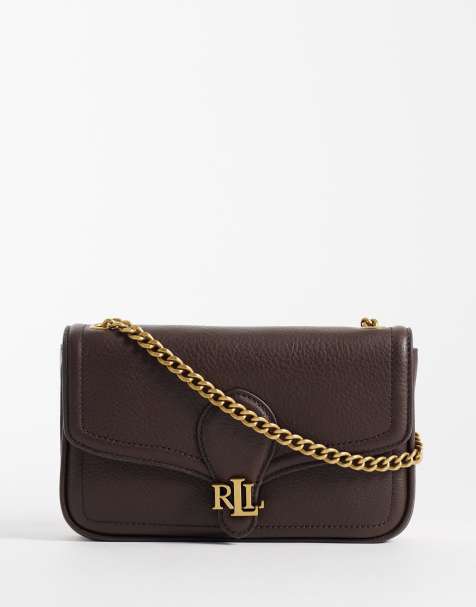 Lauren by Ralph Lauren bolso de hombro plegable en burdeos - view 1