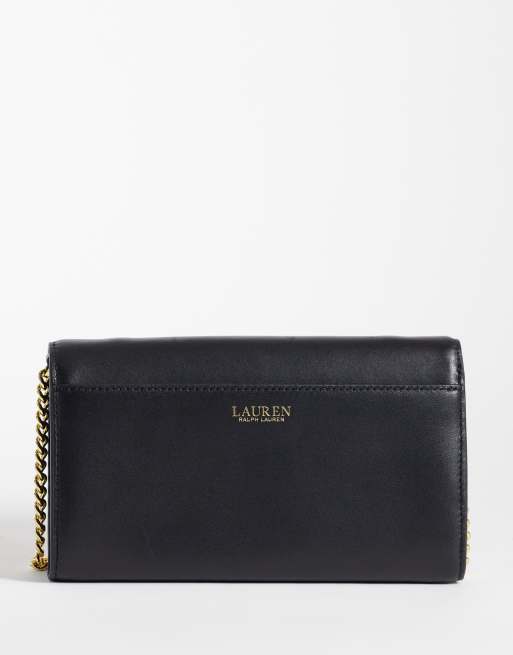 Lauren by Ralph Lauren - Borsa a catenina lunga nera, 4 di 4