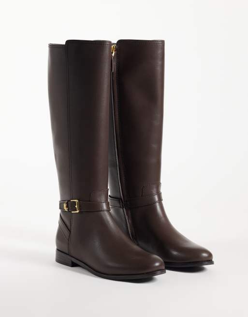 Lauren by Ralph Lauren botte haute Brooke marron, 2 de 4