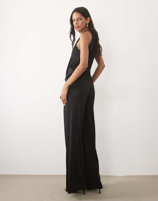 Lauren by Ralph Lauren - Combinaison de soirée sans manches - Noir, 4 de 4