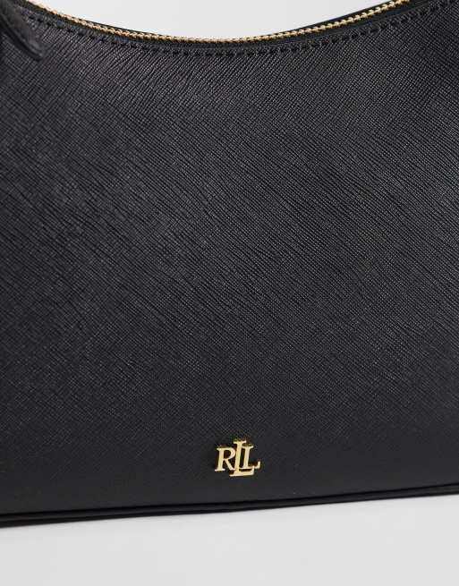 Lauren by Ralph Lauren Danni shoulder bag in black, 3 of 4