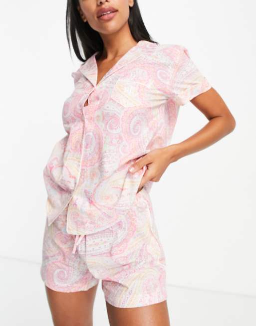 Lauren by Ralph Lauren - Ensemble de pyjama à motif - Rose, 4 de 4