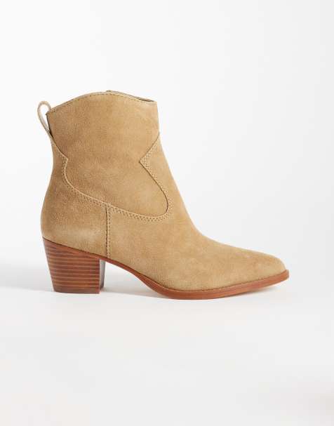Lauren by Ralph Lauren - Harpher - Botines color camel de ante - view 1