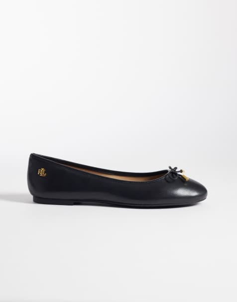 Lauren by Ralph Lauren – Jayna – Svarta ballerinaskor - view 1